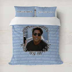 Photo Birthday Duvet Cover