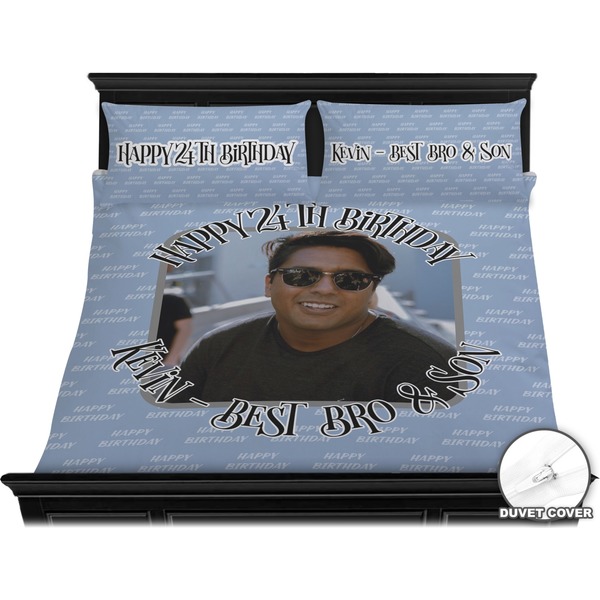Photo Birthday Bedding Set (King) - Duvet