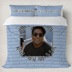 Photo Birthday Duvet Cover Set - King (Personalized)