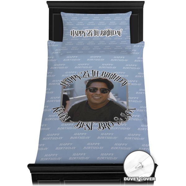 Photo Birthday Bedding Set (Twin) - Duvet