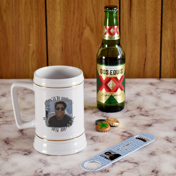 Photo Birthday Beer Stein - In Context
