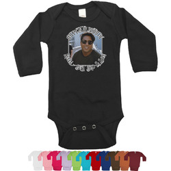 Photo Birthday Long Sleeves Bodysuit - 12 Colors (Personalized)