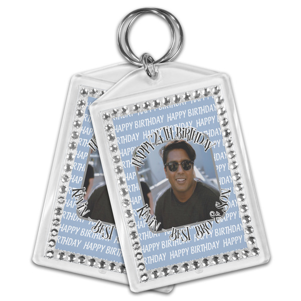 Photo Birthday Bling Keychain - MAIN
