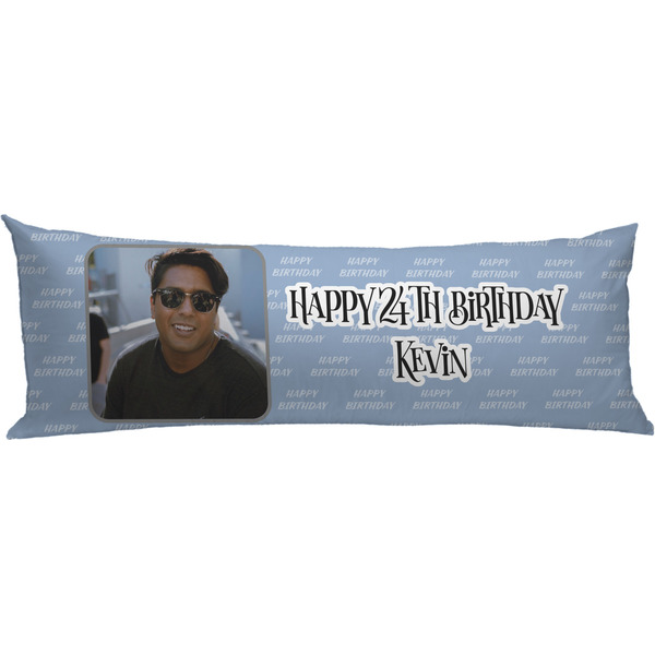 Custom Photo Birthday Body Pillow Case (Personalized)