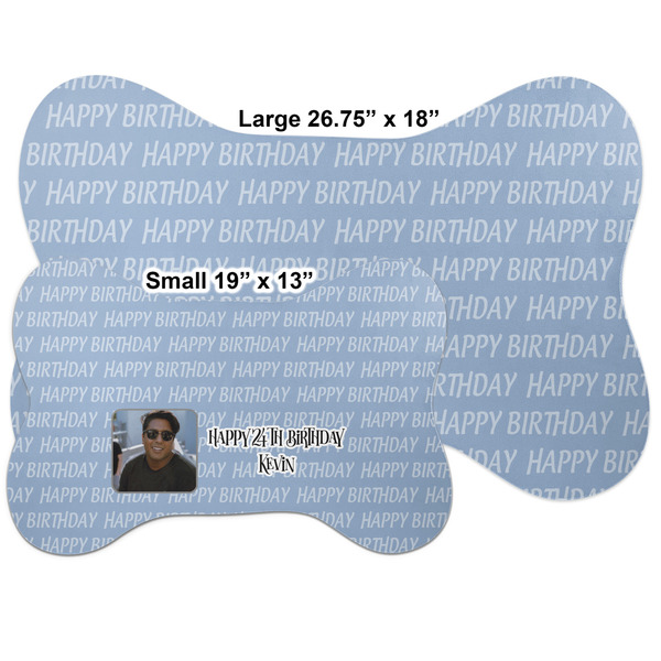 Photo Birthday Bone Shaped Mat Comparison