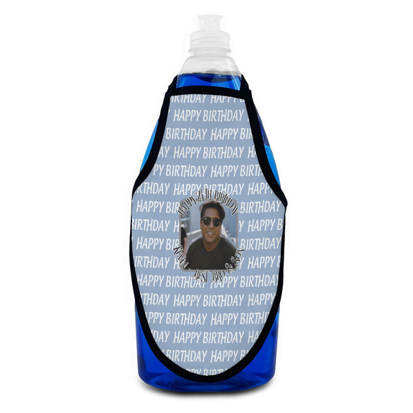 Photo Birthday Bottle Apron - Soap - FRONT