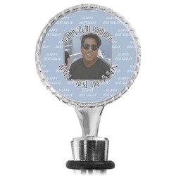 Photo Birthday Wine Bottle Stopper (Personalized)