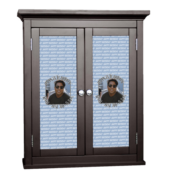 Custom Photo Birthday Cabinet Decal - Small (Personalized)