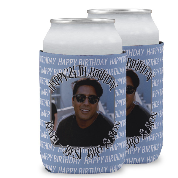 Custom Photo Birthday Can Cooler (12 oz)