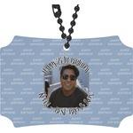 Photo Birthday Rear View Mirror Ornament (Personalized)