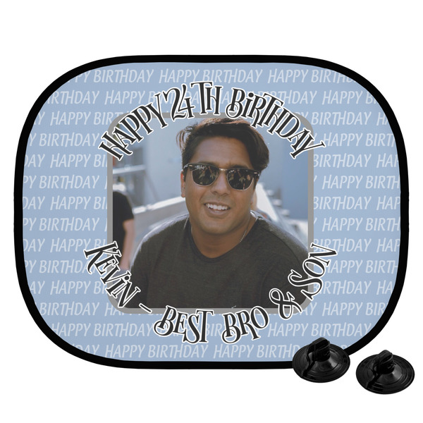 Custom Photo Birthday Car Side Window Sun Shade (Personalized)
