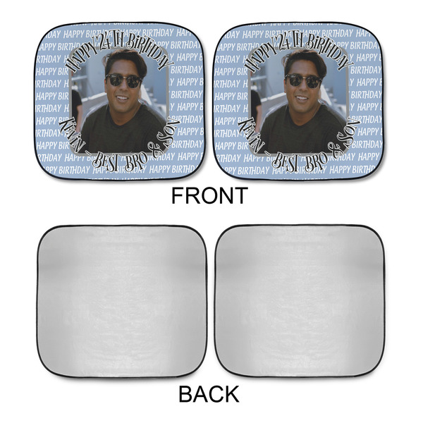 Photo Birthday Car Sun Shades - APPROVAL