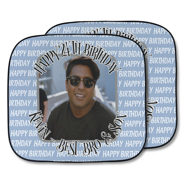 Custom Photo Birthday Car Sun Shade - Two Piece