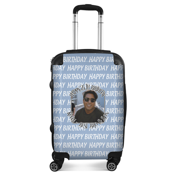 Custom Photo Birthday Suitcase - 20" Carry On (Personalized)
