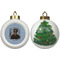 Photo Birthday Ceramic Christmas Ornament - X-Mas Tree (APPROVAL)