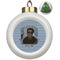 Photo Birthday Ceramic Ball Ornament - Christmas Tree