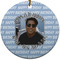 Photo Birthday Round Ceramic Ornament