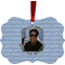 Photo Birthday Christmas Ornament (Front View)