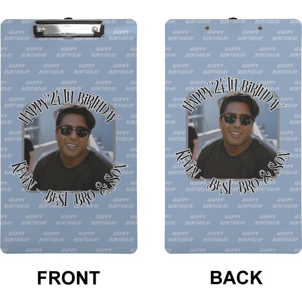 Photo Birthday Clipboard (Legal) (Front + Back)