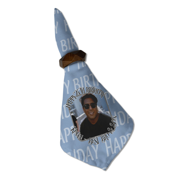 Photo Birthday Cloth Napkins - Personalized Dinner (Folded in Ring) (MAIN)