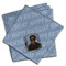 Photo Birthday Cloth Napkins (Set of 4) (Personalized)