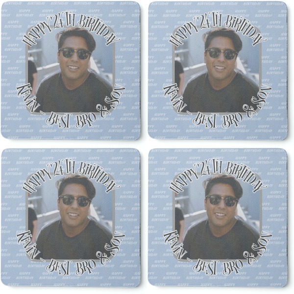 Photo Birthday Coaster Rubber Back - Apvl