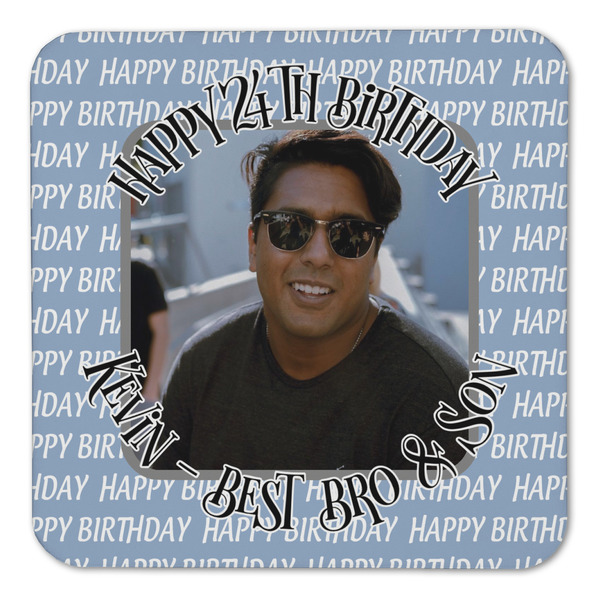 Photo Birthday Coaster Set - FRONT (one)
