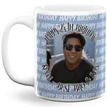 Photo Birthday 11 Oz Coffee Mug - White
