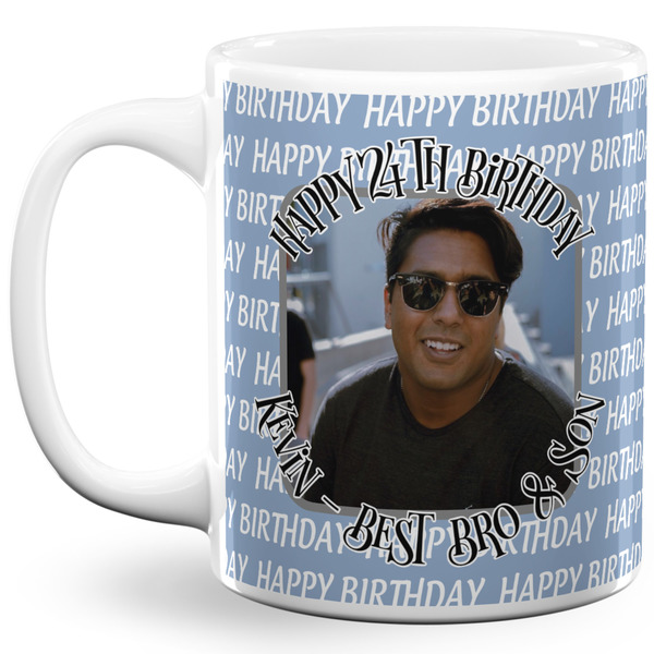 Custom Photo Birthday 11 Oz Coffee Mug - White