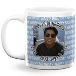 Photo Birthday 20 Oz Coffee Mug - White
