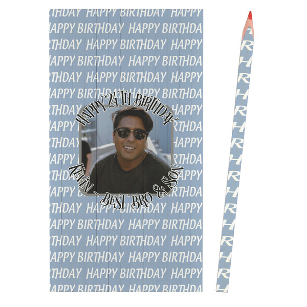 Photo Birthday Colored Pencils - Front View