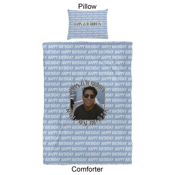 Photo Birthday Comforter Set - Twin XL - Approval