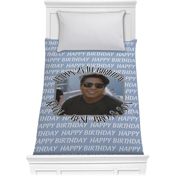 Photo Birthday Comforter (Twin)