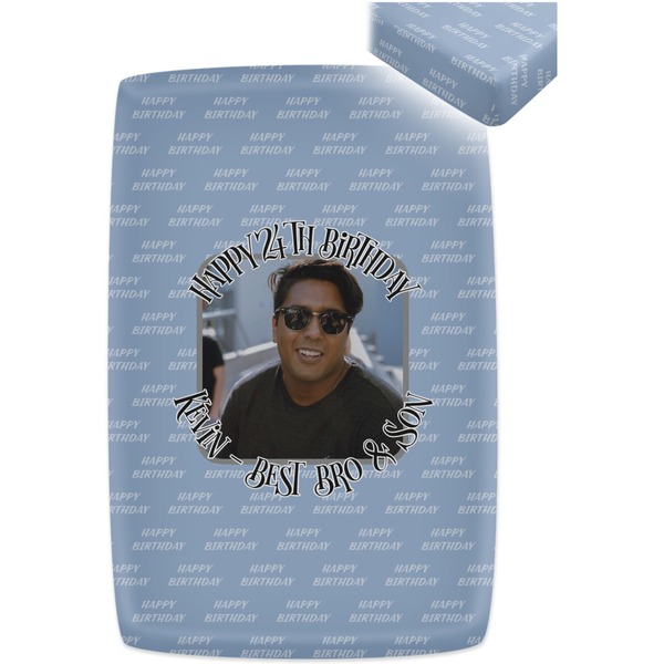 Photo Birthday Crib Fitted Sheet - Apvl
