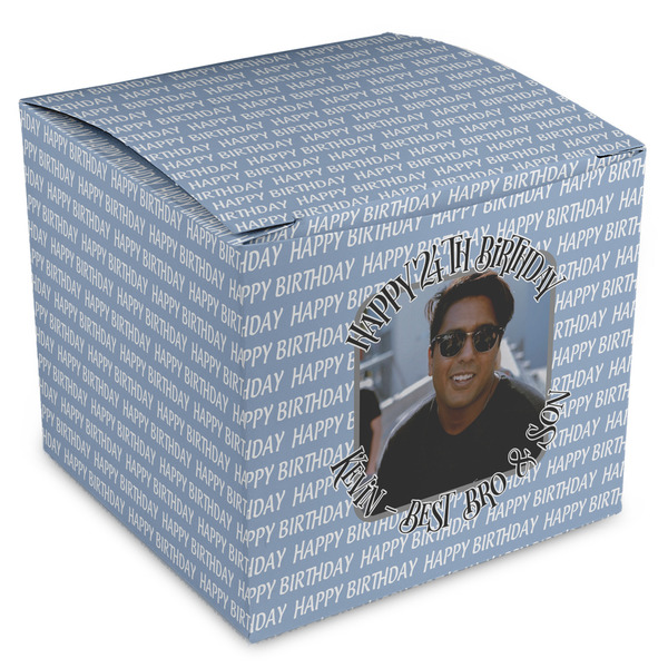 Custom Photo Birthday Cube Favor Gift Boxes