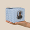 Photo Birthday Cube Favor Gift Box - On Hand - Scale View