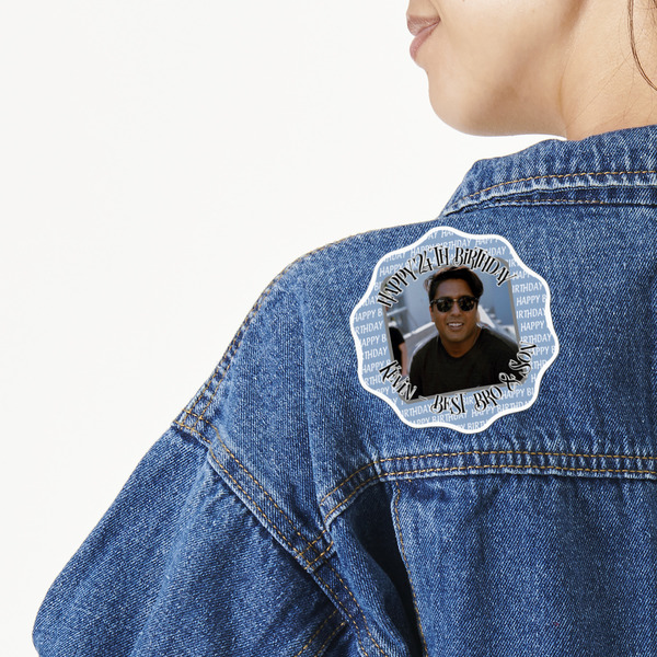 Custom Photo Birthday Twill Iron On Patch - Custom Shape