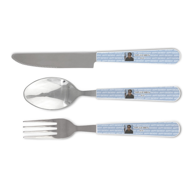 Custom Photo Birthday Cutlery Set