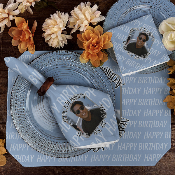 Photo Birthday Dining Set