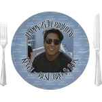 Photo Birthday 10" Glass Lunch / Dinner Plates - Single or Set (Personalized)