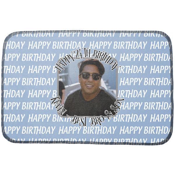 Custom Photo Birthday Dish Drying Mat (Personalized)