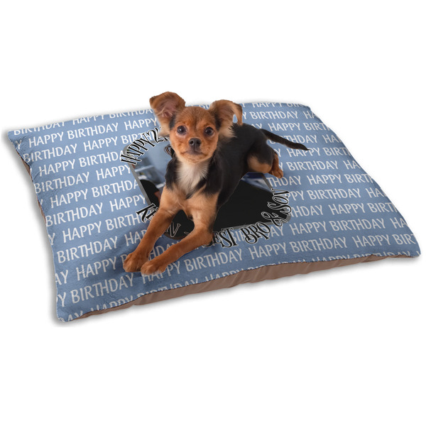Custom Photo Birthday Dog Bed - Small
