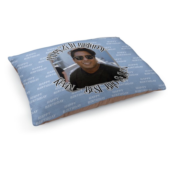 Custom Photo Birthday Dog Bed - Medium