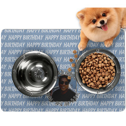 Photo Birthday Dog Food Mat - Small
