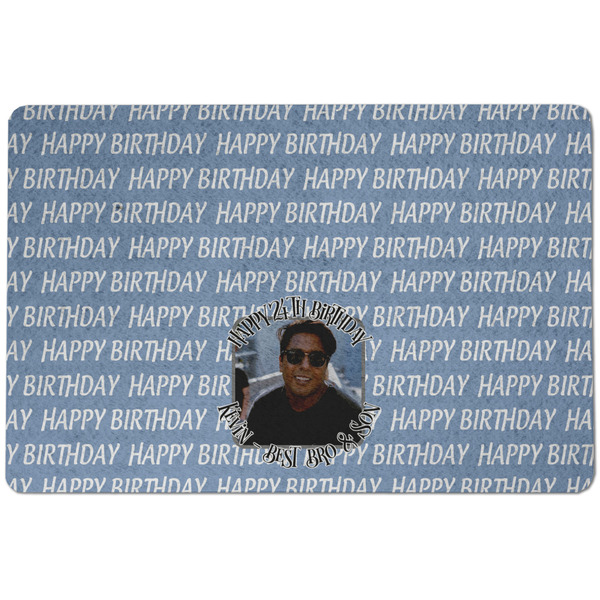 Custom Photo Birthday Dog Food Mat
