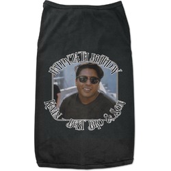 Photo Birthday Black Pet Shirt (Personalized)