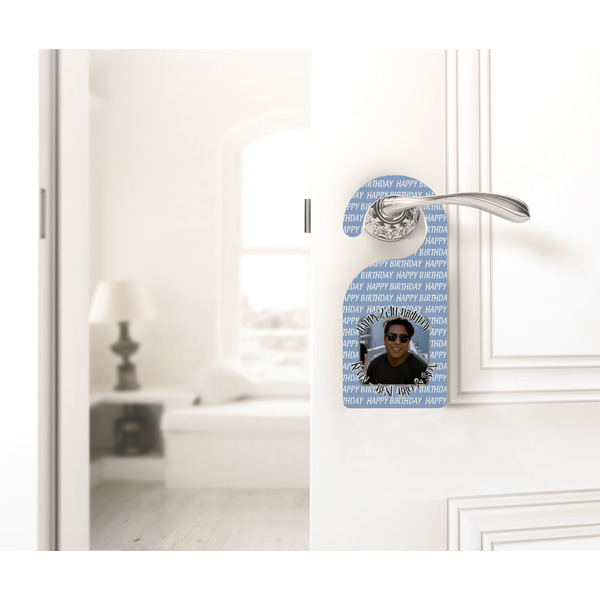 Photo Birthday Door Hanger - LIFESTYLE