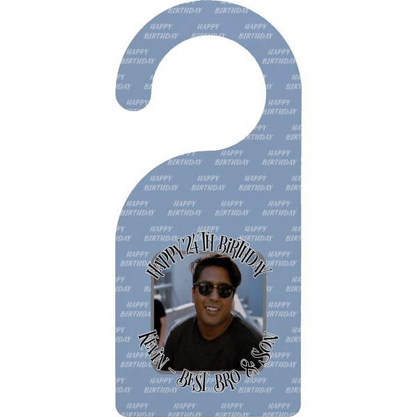 Custom Photo Birthday Door Hanger (Personalized)