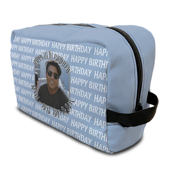 Custom Photo Birthday Toiletry Bag / Dopp Kit