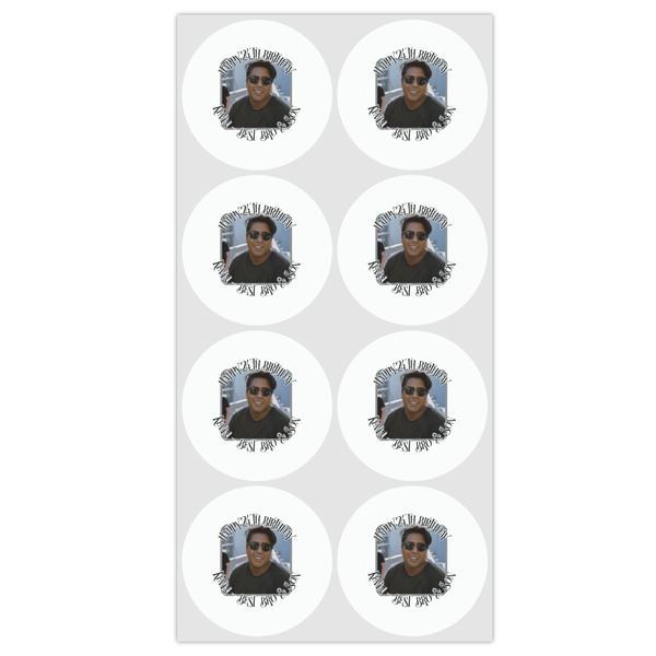 Photo Birthday Drink Topper - Medium - Set of 12